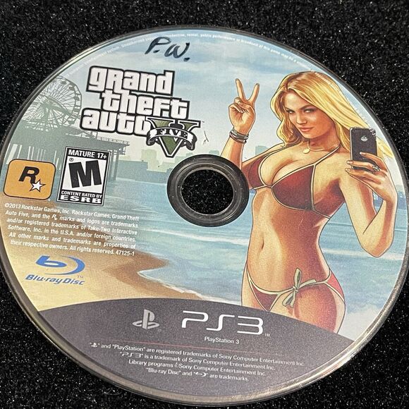 Grand Theft Auto V GTA 5 (PlayStation 3) Complete - CIB, With Map (PS3 2013) - Picture 2 of 8